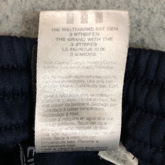 Adidas Shorts‎ Men Large Blue 3 Stripes Sportswear Basketball Clima365 Logo - Picture 11 of 15